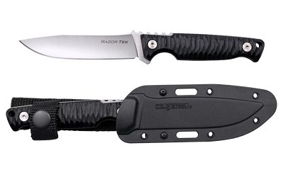 COLD STL RAZORTEK 4" BLK W/SHEATH