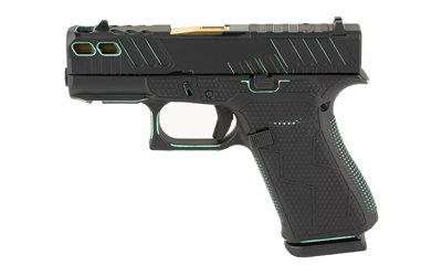 GLOCK 43X 9MM 10RD BLACK ROBBIN BLUE
