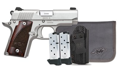 KIMBER MICRO9 9MM 7RD STS/RSWD BNDL