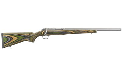 RUGER 77/17 17WSM 18.5" 6RD STS/GRN