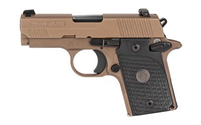 SIG P938 EMP SCRPN 9MM 7RD 3" FDE NS