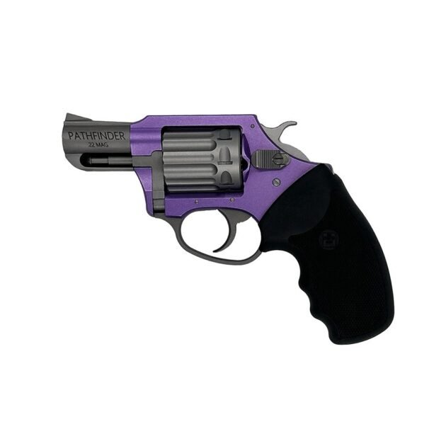 Charter Arms Pathfinder Lavender Lady .22 WMR 6rd Capacity 2" Barrel Lavender with Black Grip