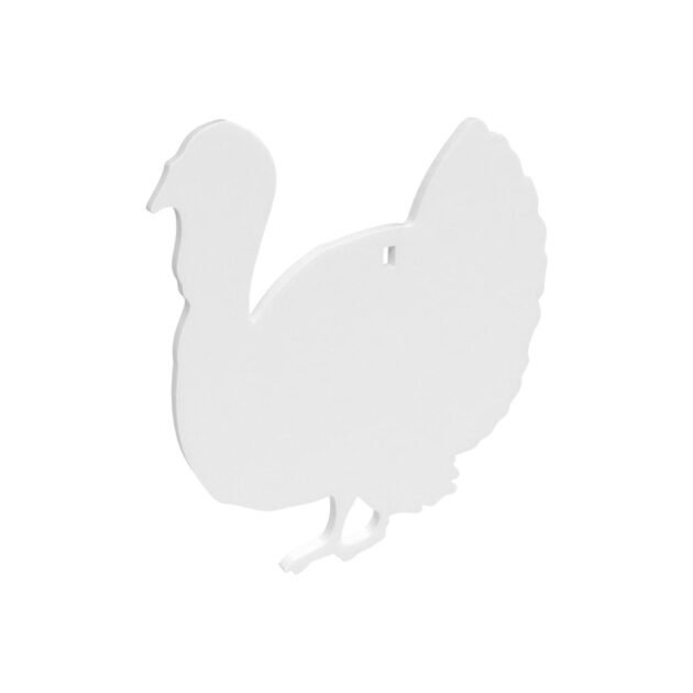 Birchwood Casey AR500 3/8" Steel 1 Hole Animal Silhouette Target - Turkey 1/ct