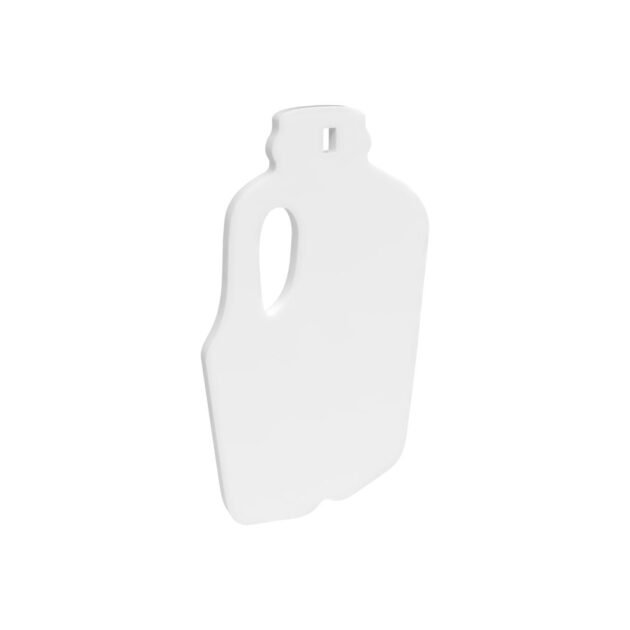 Birchwood Casey AR500 3/8" Silhouette Plate Target 1-Hole Milk Jug