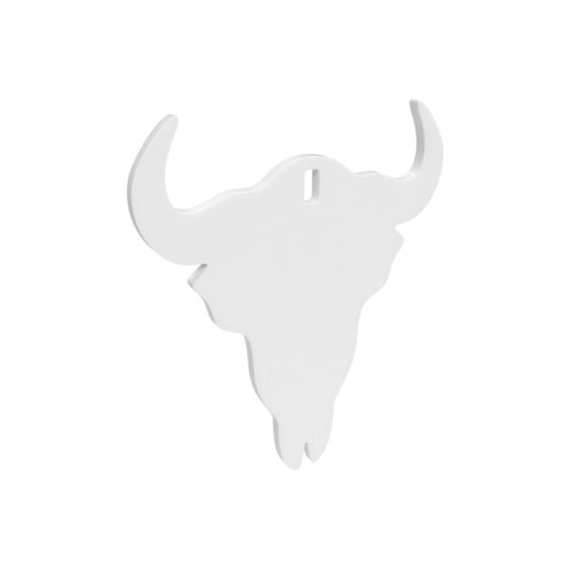 Birchwood Casey AR500 3/8" Steel 1 Hole Animal Silhouette Target - Skull 1/ct