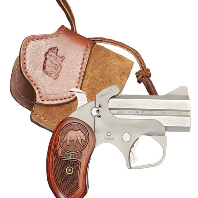 Bond Arms Grizzly 45 Colt/410 2rd Capacity 3" Barrel Extended Rosewood Grips