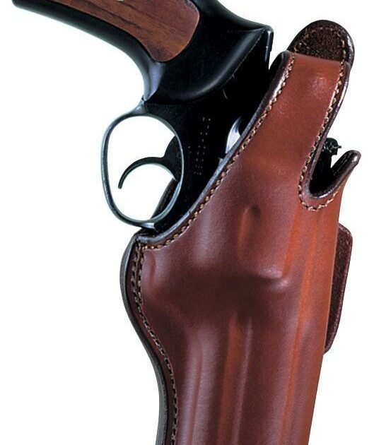 Bianchi Model 5BHL Thumbsnap - S&W 34 Kit Gun 4" Right Hand Plain Tan