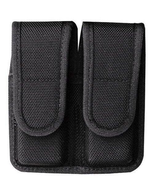 Bianchi Model 7302H AccuMold Double Magazine Pouch Colt Government .380 Hook and Loop Black