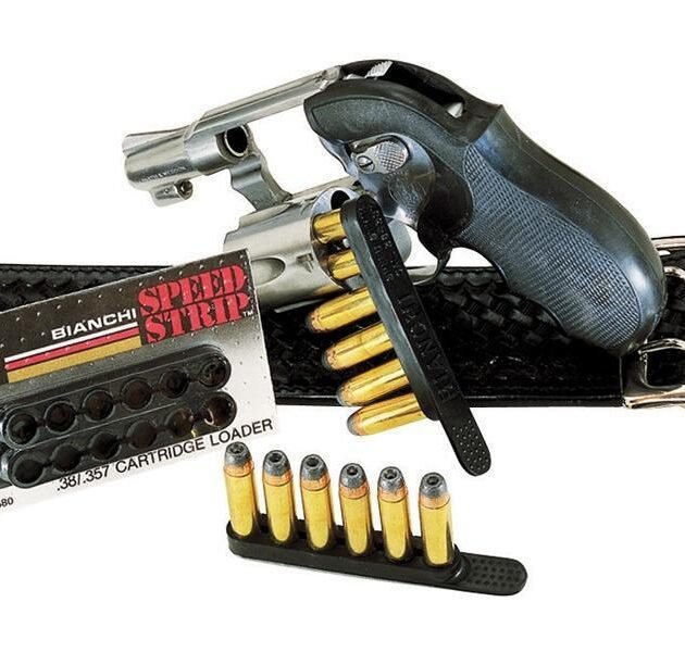 Bianchi Model 585 Speed Strips .44/.45 Caliber Black
