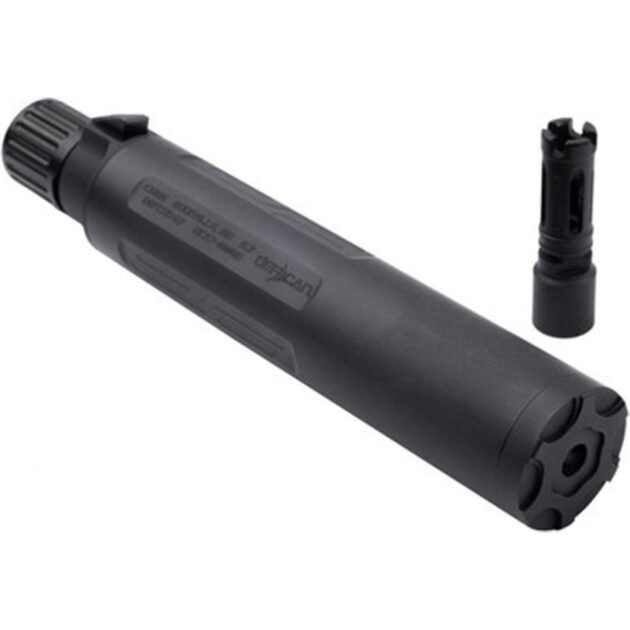 CMMG Defcan 57 Direct Thread Suppressor 5.7x28mm/4.6x30mm 1/2x28 Black