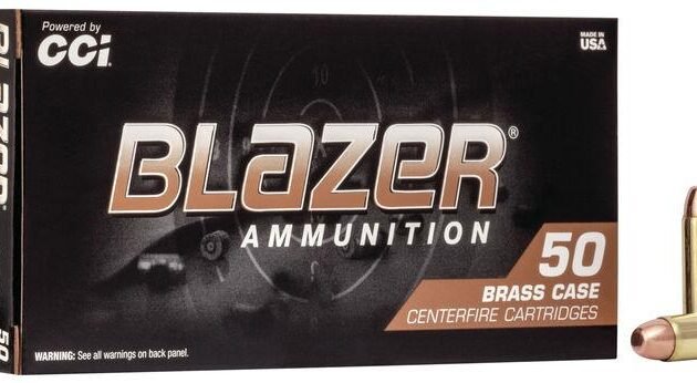 CCI Blazer Brass Handgun Ammunition .38 Spl 125 gr FMJ 865 fps 50/ct