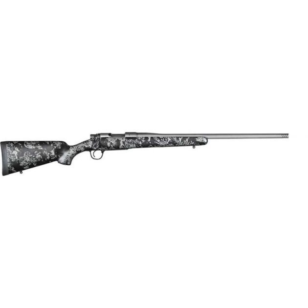 Christensen Arms Mesa FFT Rifle 7mm PRC 3rd Magazine 22" Barrel Tungsten Cerakote Carbon with Gray Accents