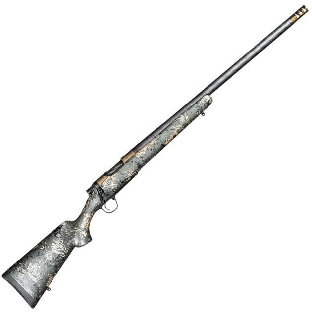 Christensen Arms Ridgeline FFT Rifle 300 WSM 3/rd 20" Barrel Green with Black and Tan Webbing