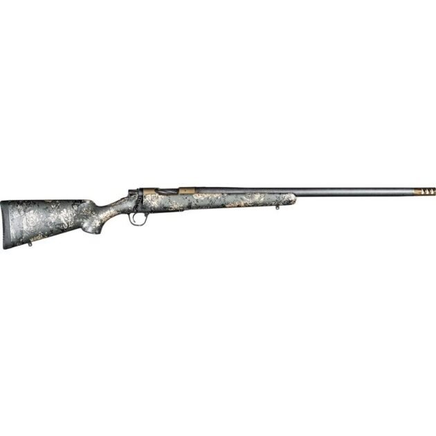 Christensen Arms Ridgeline FFT Rifle 7mm PRC 3rd Magazine 22" Barrel Carbon with Green & Tan Accents