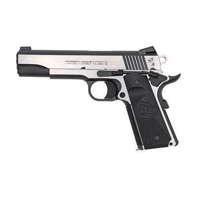 Colt Combat Elite Government Handgun 9mm Luger 9rd Magazine 5" Barrel Two-Tone Finish