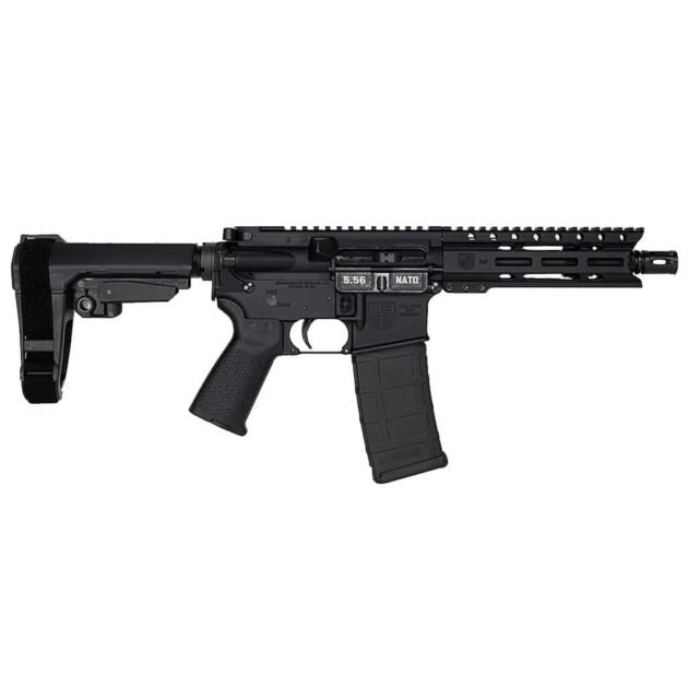 Diamondback DB15 Pistol 5.56mm 30rd Magazine(1) 7" Barrel 6" M-LOK Rail SBA3 Brace Black