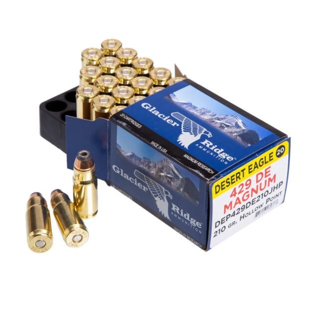 Magnum Research Glacier Ridge Desert Eagle Ammunition .429 DE 210 gr JHP 20/ct