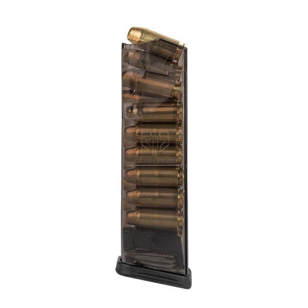 Elite Tactical Systems Carbon Smoke Handgun Magazine for Glock 22 .40 S&W 16/rd