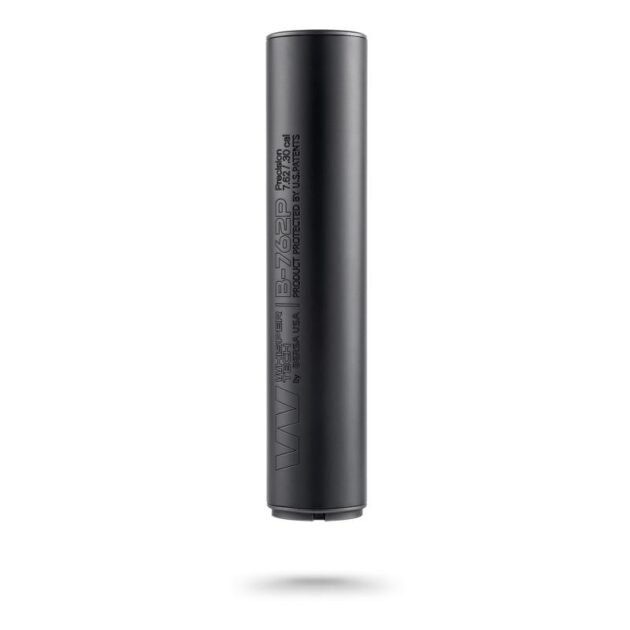WhisperTech B-762P Semi Auto Direct Thread Suppressor 7.62 Aluminum & Stainless Steel 5/8x24 Thread