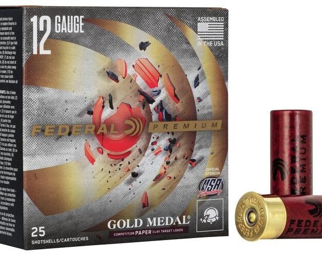 Federal Gold Medal Grand Paper Shotshells 12 ga 2-3/4" 1oz 1290 fps #8 25/ct