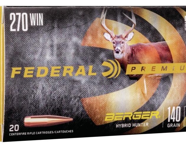 Federal Classic Hunter Berger Hybrid Rifle Ammunition .270 Win 140 gr BTHP 2950 fps 20/ct