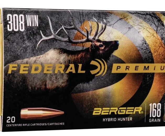 Federal Classic Hunter Berger Hybrid Rifle Ammunition .308 Win 168 gr BTHP 2800 fps 20/ct