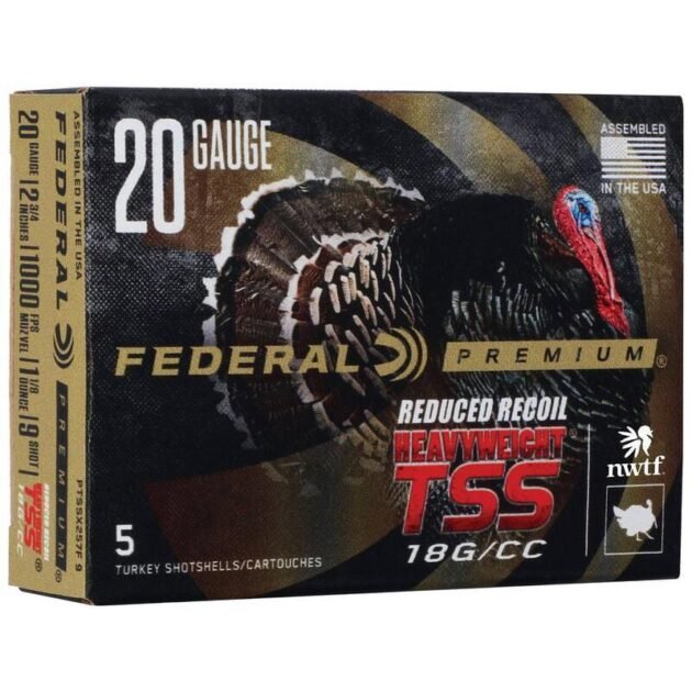 Federal Heavyweight TSS 20 ga 2-3/4" 1-1-1/8oz #9 1000 fps 5/ct