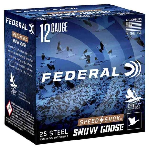 Federal Speed-Shok Snow Goose Shotshells 12 ga 3" 1-1/4oz 1450 fps #2 25/ct