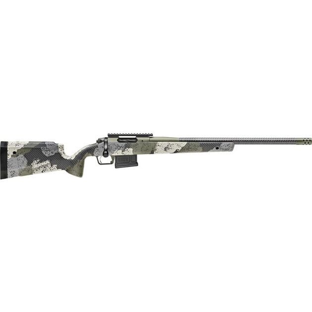 Springfield 2020 Waypoint Rifle 6.5mm Creedmoor 5rd Magazine 22" Carbon Fiber Barrel Evergreen Camo Stock