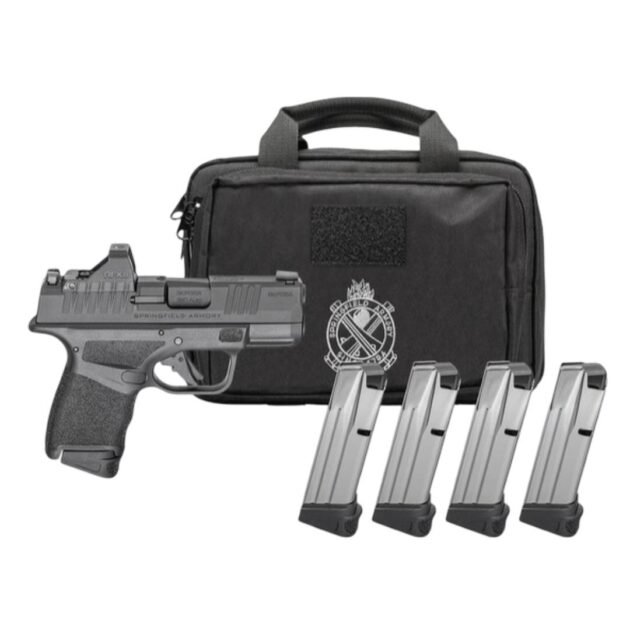 Springfield Gear Pac Hellcat Micro-Compact OSP Handgun .380 Auto 11(1)&13(3)rd Magazine 3" Barrel Green Dot & Bag