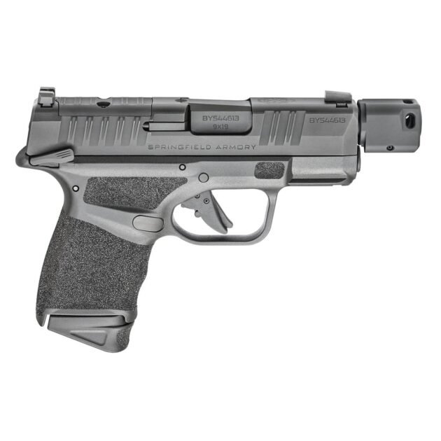 Springfield Hellcat RDP Manual Safety Handgun 9mm Luger 11&13rd Magazines 3.8" Threaded Barrel Melonite Finish
