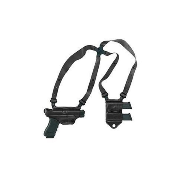 Galco Miami Classic II Shoulder System Holster for Glock 17 Gen 1-5 Black RH