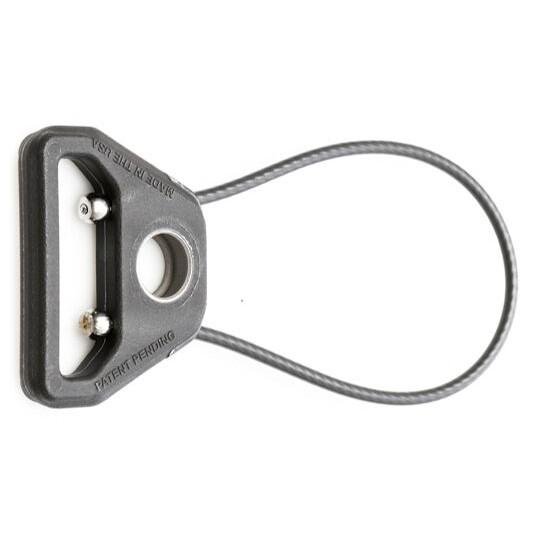 Blue Force Gear Molded Universal Wire Loop Sling Attachment Push Button 2.75" Black