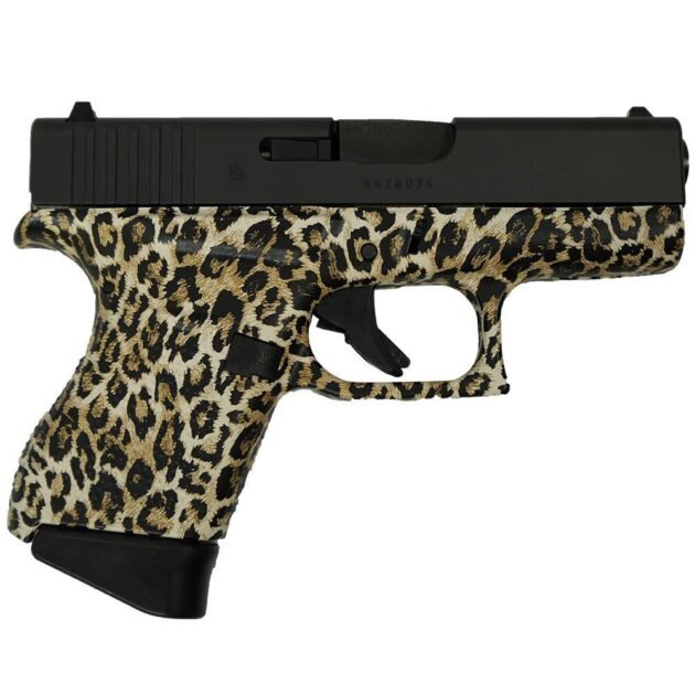Glock 43 Custom "Leopard Print" Handgun 9mm Luger 6rd Magazines (2) 3.4" Barrel USA