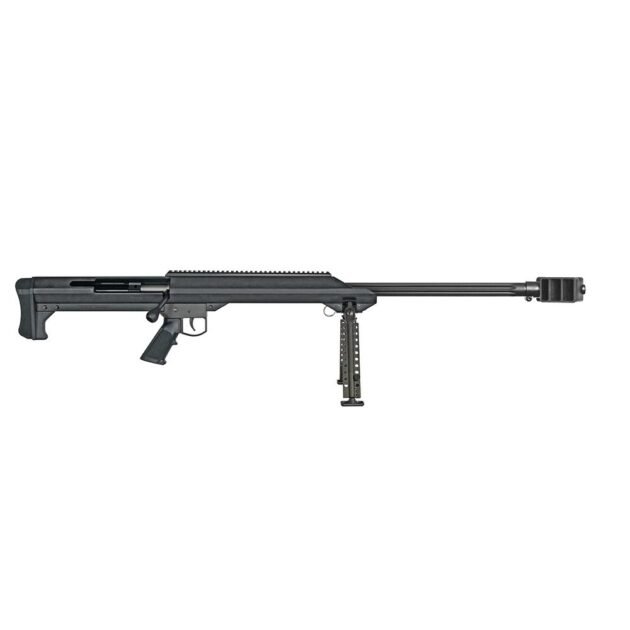Barrett Model 99 Rifle 50 BMG Single Shot 29" Fluted Barrel Black Finish w/Bipod and Pelican Hardcase