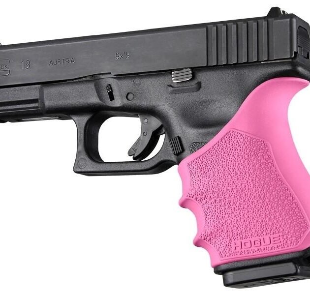 Hogue HandAll Beavertail Grip Sleeve Glock 19 23 32 38 Gen 3-4  Pink