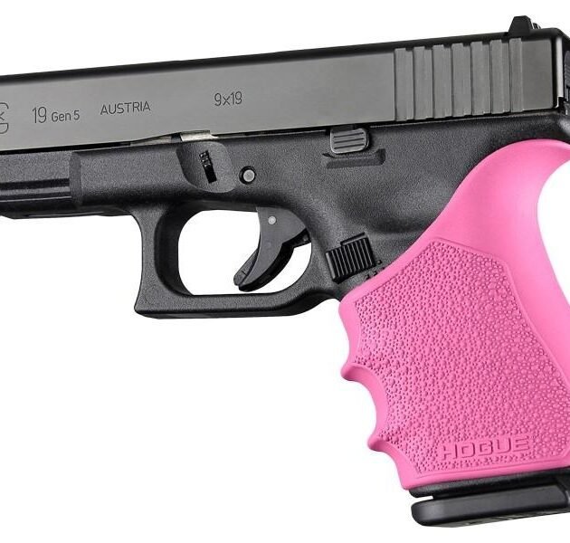 Hogue HandAll Beavertail Grip Sleeve Glock 19 23 32 38 Gen 1-2-5 Pink