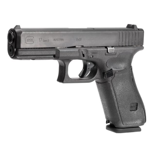 Hogue Wrapter Rubber Adhesive Grip for Glock Gen 5 Models 17 17MOS 34MOS 45 45MOS 19X - Black
