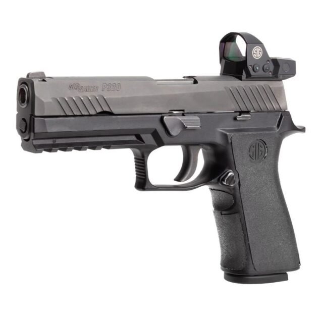 Hogue Wrapter Rubber Adhesive Grip for SIG SAUER P320 Full Size Models (X5 Grip Module) - Black