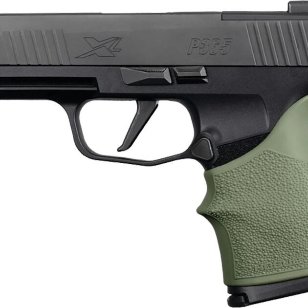 Hogue HandAll Beavertail Grip Sleeve Sig Sauer P365XL- OD Green