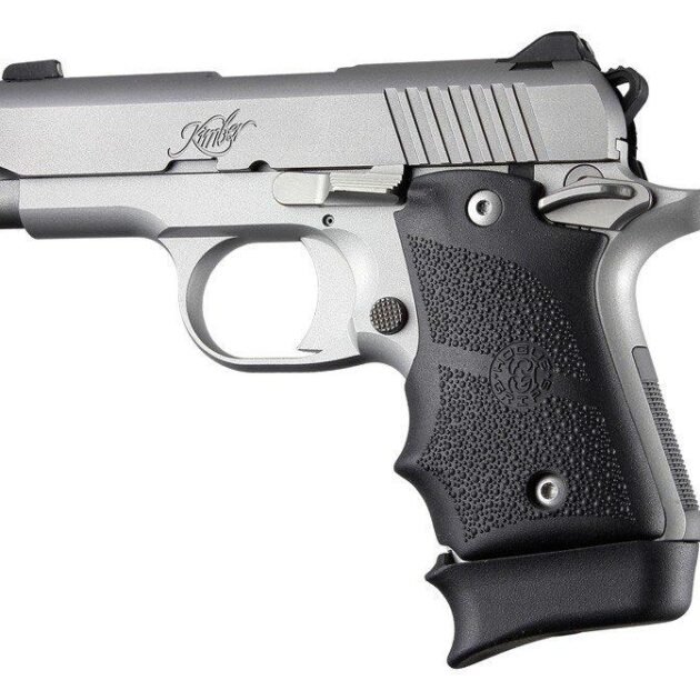 Kimber Micro 9 Ambi Safety Rubber Grip with Finger Grooves Black