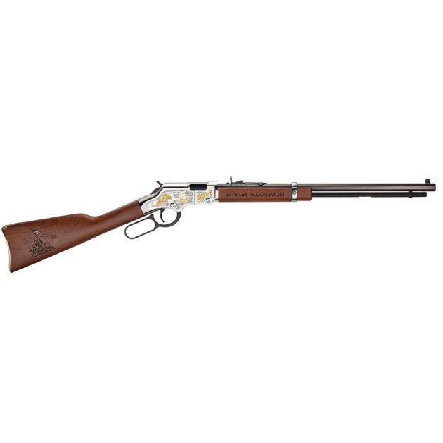Henry USMC Spirit of the Corps Tribute Edition Rifle .22 LR 16rd Capacity 20" Barrel Walnut