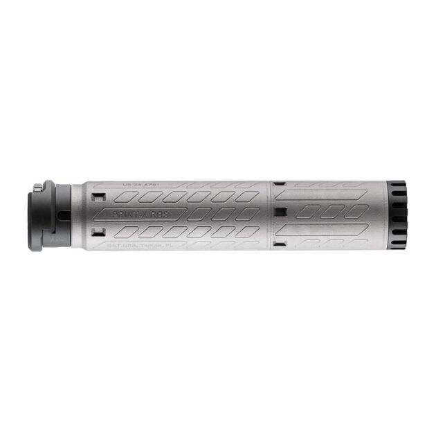 B&T Print-X SMG-M-40/10 Modular Suppressor .40/10mm Titanium Gray Super Quick Disconnect (SQD)