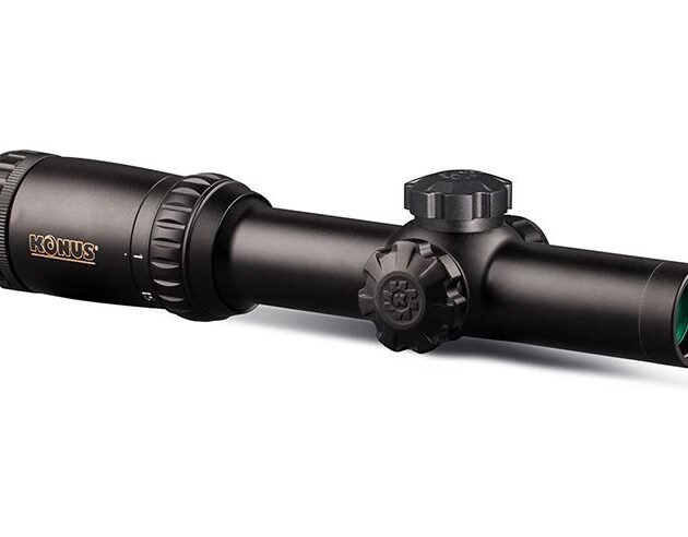 Konus KONUSPRO M-30 Riflescope - 1x-6x24mm Illuminated Circle-Dot Reticle Black Matte