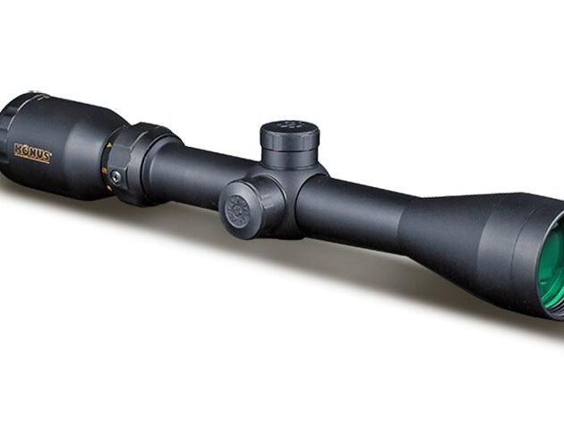 KonusPro 550 Rifle Scope - 3-9x40mm Engraved 550 Ballistic Reticle Matte Black
