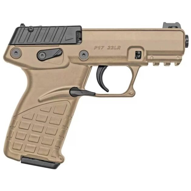 Kel-Tec P17 Handgun .22 LR 16rd Magazine 3.93" Threaded Barrel Tan Frame
