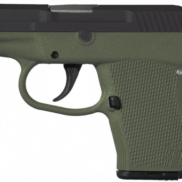 P32 .32CAL BLUED W/ GREEN GRIPS