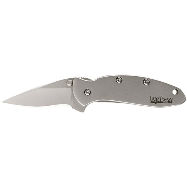 Kershaw Ken Onion Chive Folding Knife 1-9/10" Drop Point Blade Silver