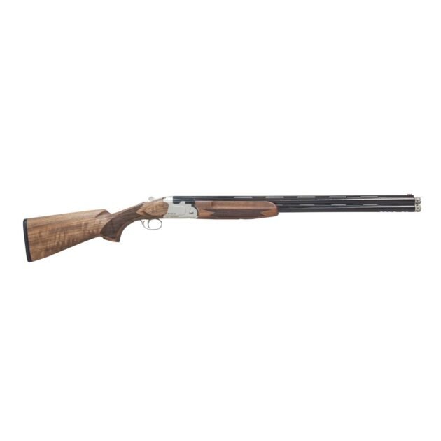 Pointer FT912 O/U Shotgun 12ga 3" Chamber 2rd Capacity 28" Barrel Silver Receiver/Walnut Stock
