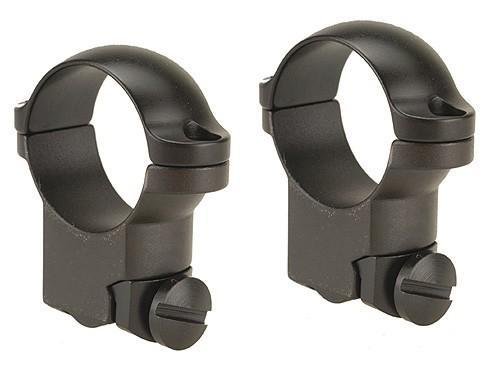 Leupold 2-Piece Solid Steel Ringmounts - Ruger M77 1" High Matte Black
